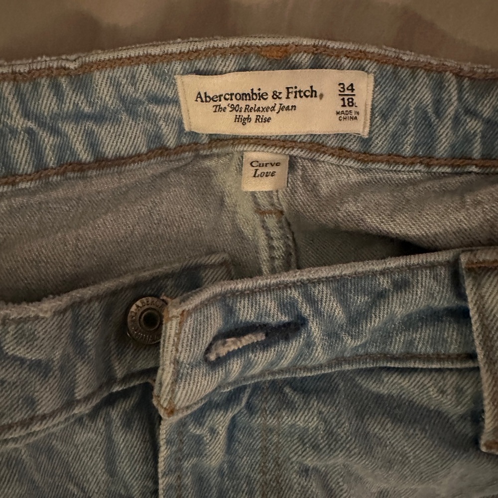 Abercrombie & Fitch Light Blue High Rise Jeans
